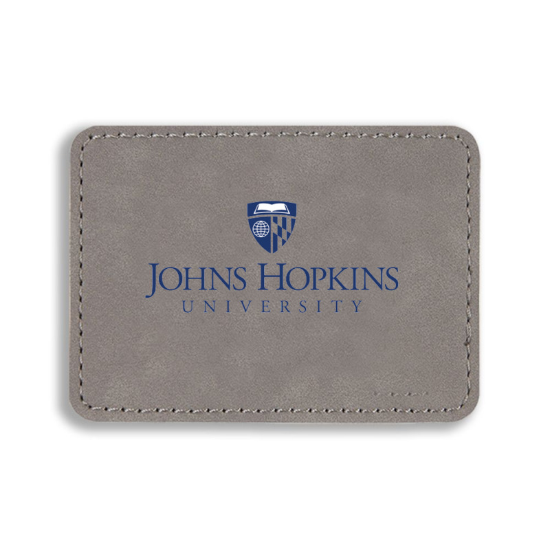 Johns Hopkins University Rectangle  Leatherette Patch | Artistshot