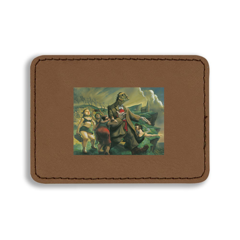 Live Throwing Copper Rectangle  Leatherette Patch | Artistshot