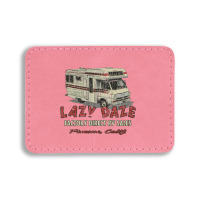 Lazy Daze 1956, Camping Rectangle  Leatherette Patch | Artistshot