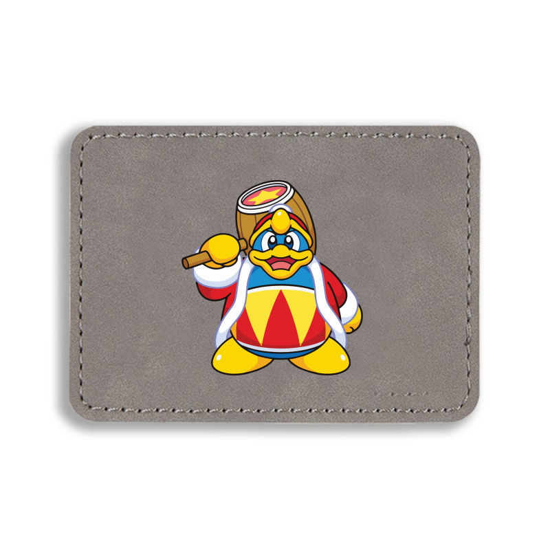 Cute King Dedede Kirbys Dream Land Rectangle  Leatherette Patch | Artistshot