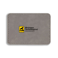 Michigan Technological University Rectangle  Leatherette Patch | Artistshot