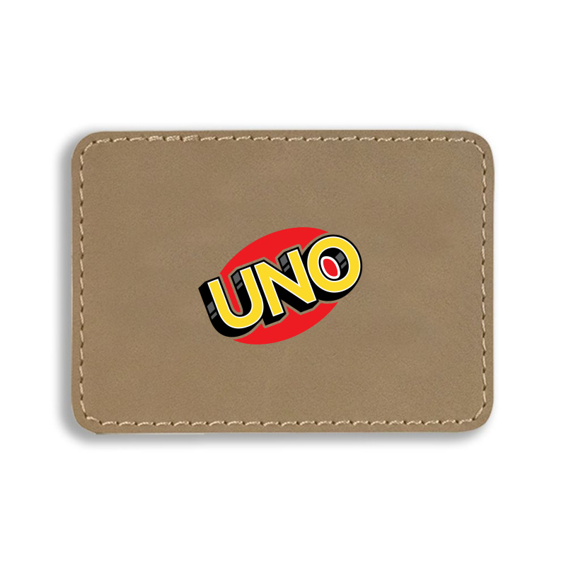 Uno Card Game Rectangle  Leatherette Patch | Artistshot