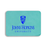 Johns Hopkins University Rectangle  Leatherette Patch | Artistshot