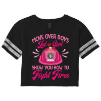 Womens Move Over Boys Let A Girl Show You How To F Scorecard Crop Tee | Artistshot