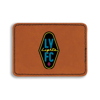 Las Vegas Lights Fc Rectangle  Leatherette Patch | Artistshot