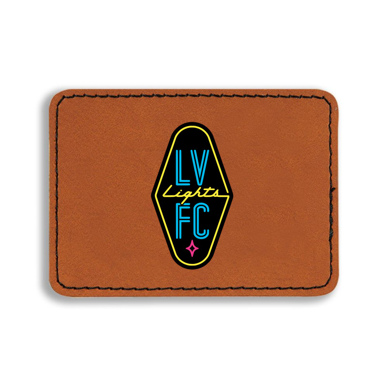 Las Vegas Lights Fc Rectangle  Leatherette Patch | Artistshot