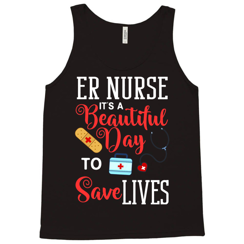 Womens Emergency Room Technician Er Nurse Hospital Tank Top | Artistshot