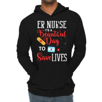 Womens Emergency Room Technician Er Nurse Hospital Lightweight Hoodie | Artistshot