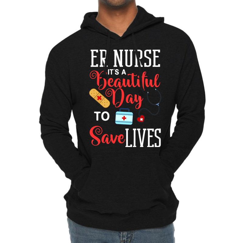 Womens Emergency Room Technician Er Nurse Hospital Lightweight Hoodie | Artistshot