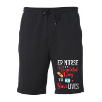 Womens Emergency Room Technician Er Nurse Hospital Fleece Short | Artistshot