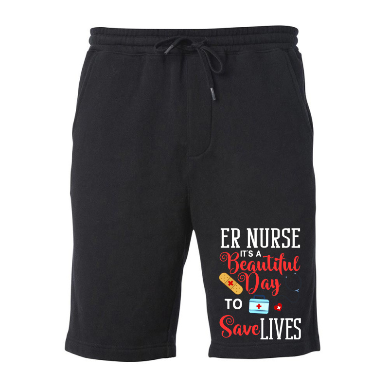 Womens Emergency Room Technician Er Nurse Hospital Fleece Short | Artistshot