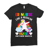 Womens Er Nurse Like A Regular Nurse More Magical  Ladies Fitted T-shirt | Artistshot