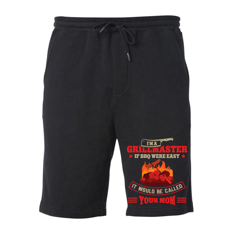 For Fans Of Grilling Meat Bacon Grill Barbecue Bbq Fleece Short | Artistshot