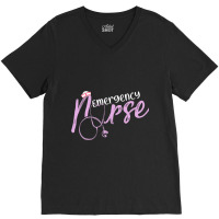 Emergency Nurse Hospital Health Care Gift Nurse V-neck Tee | Artistshot