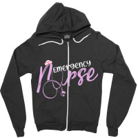 Emergency Nurse Hospital Health Care Gift Nurse Zipper Hoodie | Artistshot