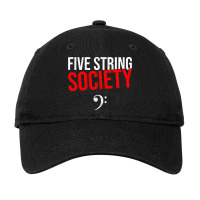 Five String Society Gift For  Strings Bass Guitar Adjustable Cap | Artistshot