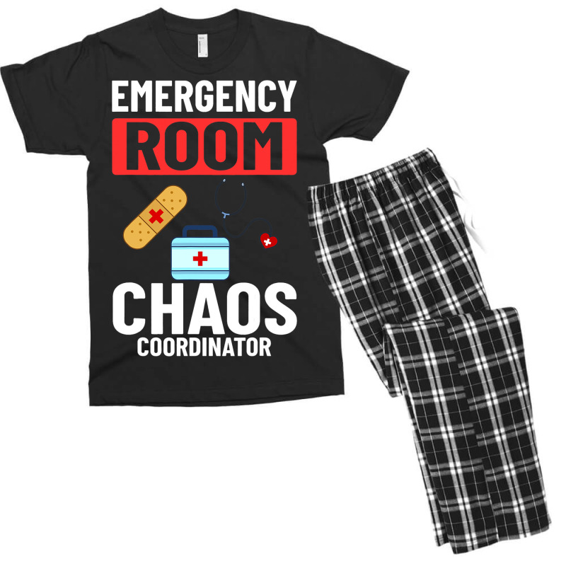 Emergency Room Technician Er Nurse Hospital Depart Men's T-shirt Pajama Set | Artistshot