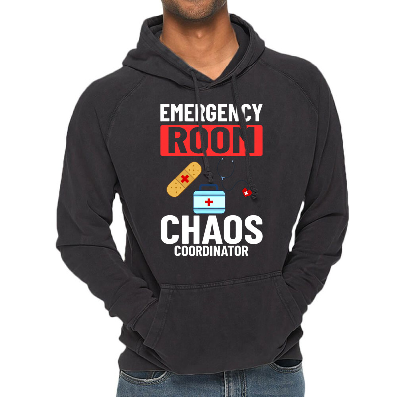 Emergency Room Technician Er Nurse Hospital Depart Vintage Hoodie | Artistshot