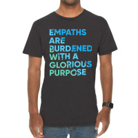 Empath Graphic Purpose Meditation Quote Sensitive  Vintage T-shirt | Artistshot