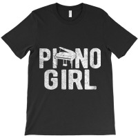 Womens Funny Piano Girl Piano Player Musician Clas T-shirt | Artistshot