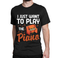 Funny Piano Player Classical Music Pianist Music N Classic T-shirt | Artistshot