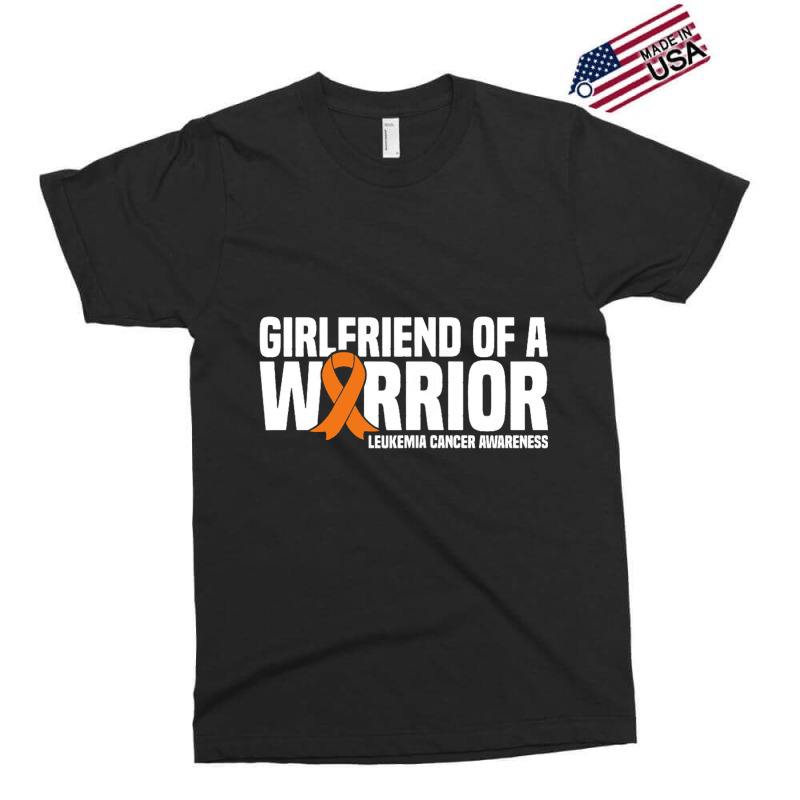 Womens Girlfriend Of A Warrior Leukemia Cancer Awa Exclusive T-shirt | Artistshot