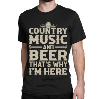 Funny Country Music Design For Men Women Country M Classic T-shirt | Artistshot