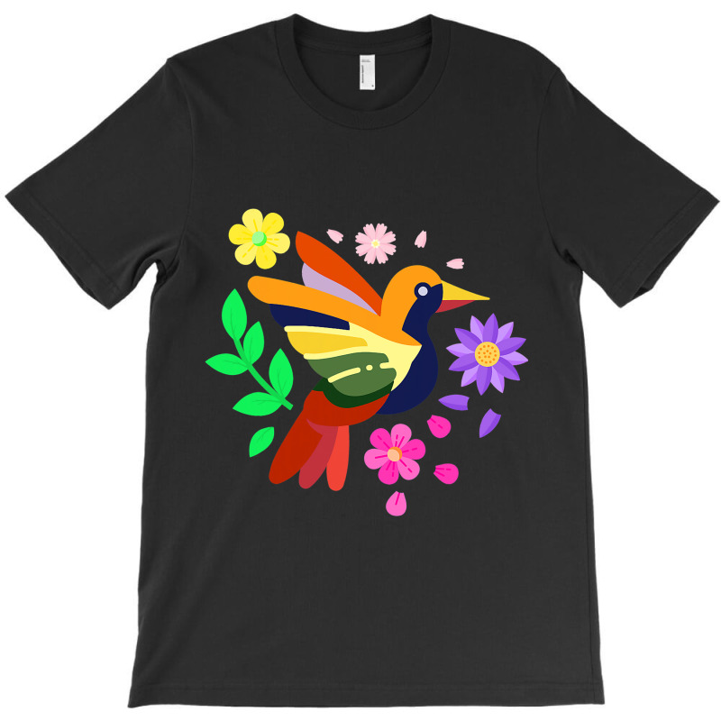 Floral Bird Otomi Mexican Embroidery Style Mexican T-shirt | Artistshot