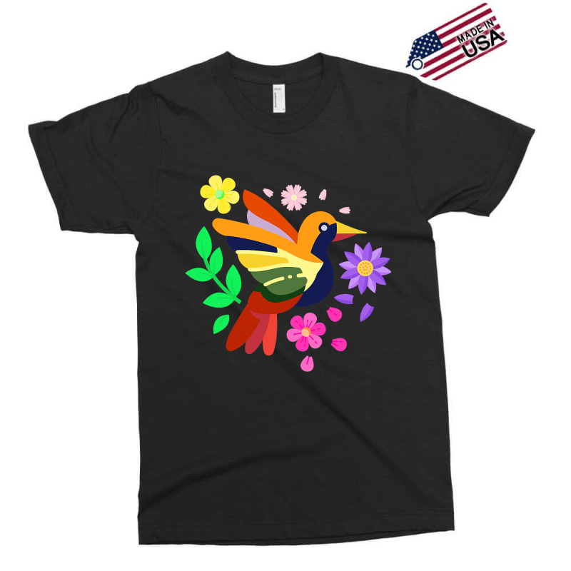 Floral Bird Otomi Mexican Embroidery Style Mexican Exclusive T-shirt | Artistshot