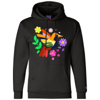 Floral Bird Otomi Mexican Embroidery Style Mexican Champion Hoodie | Artistshot