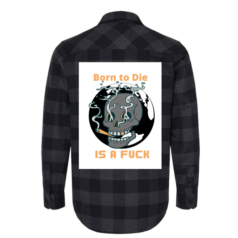 Borntodie Flannel Shirt | Artistshot