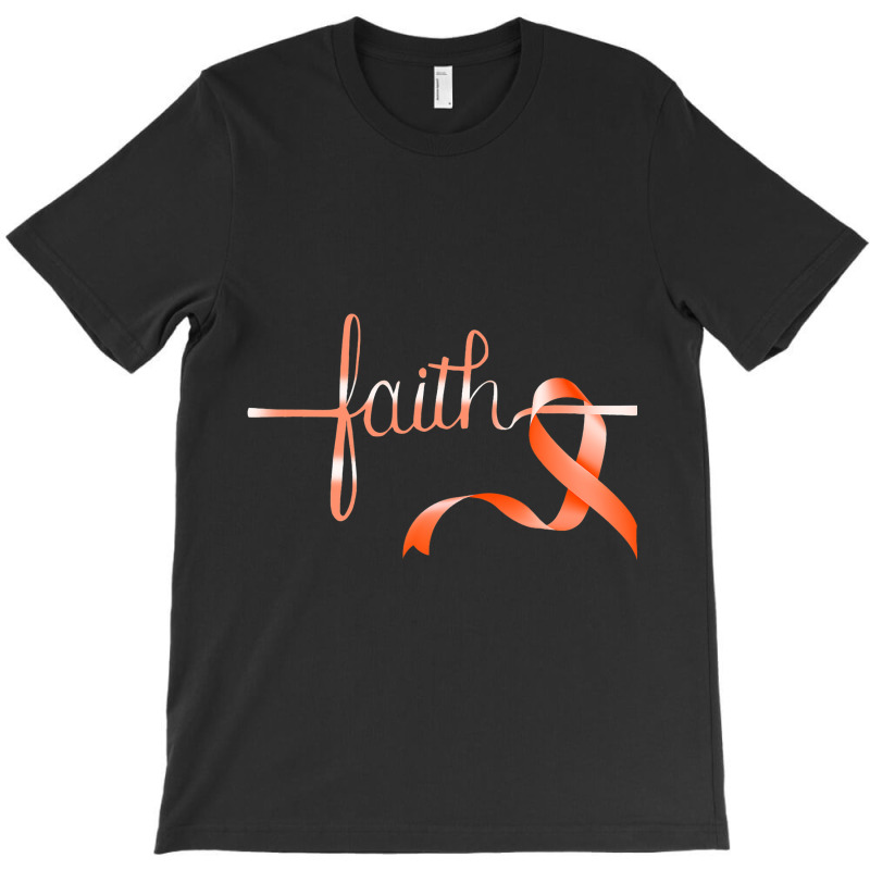 Faith In In Fight Kidney Cancer Gift Kidney Cancer T-shirt | Artistshot