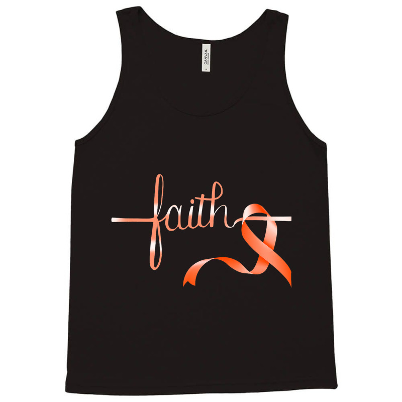 Faith In In Fight Kidney Cancer Gift Kidney Cancer Tank Top | Artistshot