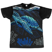 Sea Turtle Beach Lover Ocean Animal Marine Turtles Graphic T-shirt | Artistshot