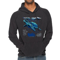 Sea Turtle Beach Lover Ocean Animal Marine Turtles Vintage Hoodie | Artistshot