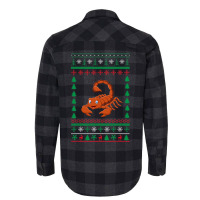 Scorpion Lover Boys Girls Funny Christmas Ugly Swe Flannel Shirt | Artistshot