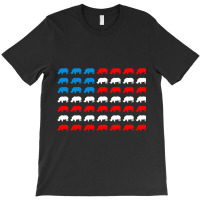 Rhino Animal American Flag Independence Day 4th Of T-shirt | Artistshot