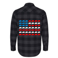 Rhino Animal American Flag Independence Day 4th Of Flannel Shirt | Artistshot