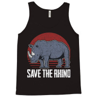 Save The Rhino 54 Tank Top | Artistshot