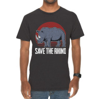 Save The Rhino 54 Vintage T-shirt | Artistshot