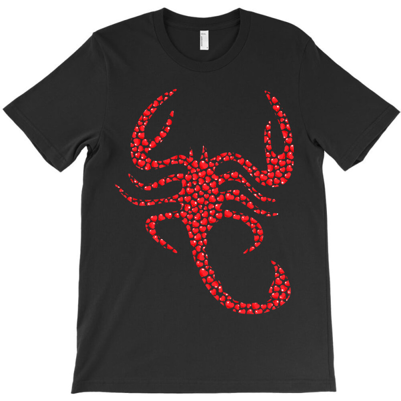 Scorpion Lover Heart Shape Scorpion Valentines Day T-shirt | Artistshot