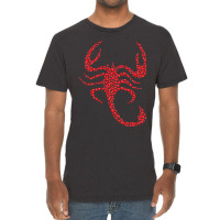 Scorpion Lover Heart Shape Scorpion Valentines Day Vintage T-shirt | Artistshot