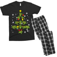 Sea Turtle Christmas Tree Animal Xmas Women Men Ki Men's T-shirt Pajama Set | Artistshot