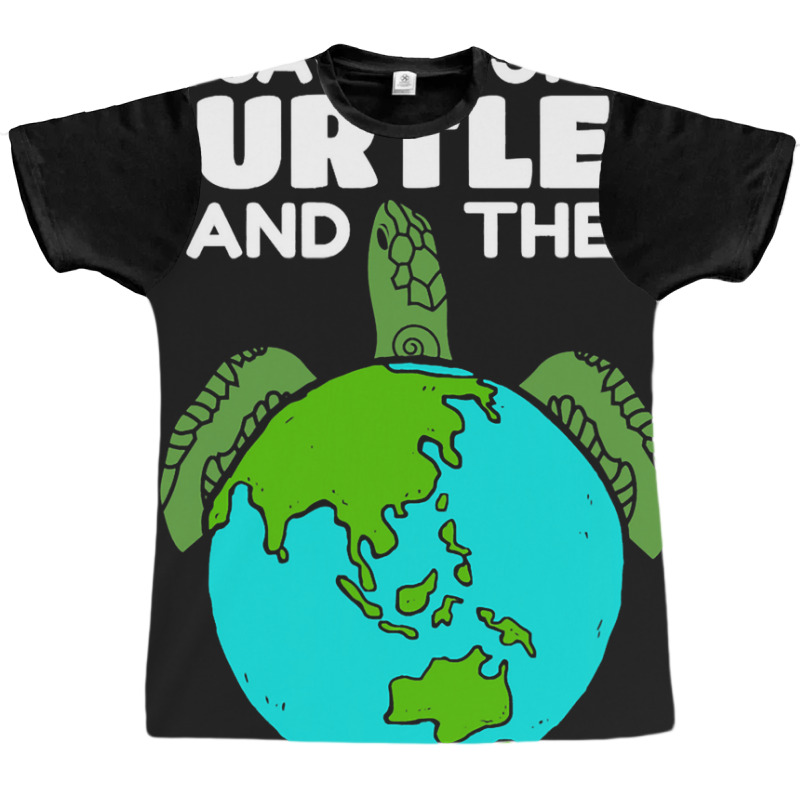 Sea Turtle Earth Day I Save Our Turtles And The Pl Graphic T-shirt by ClementePare | Artistshot