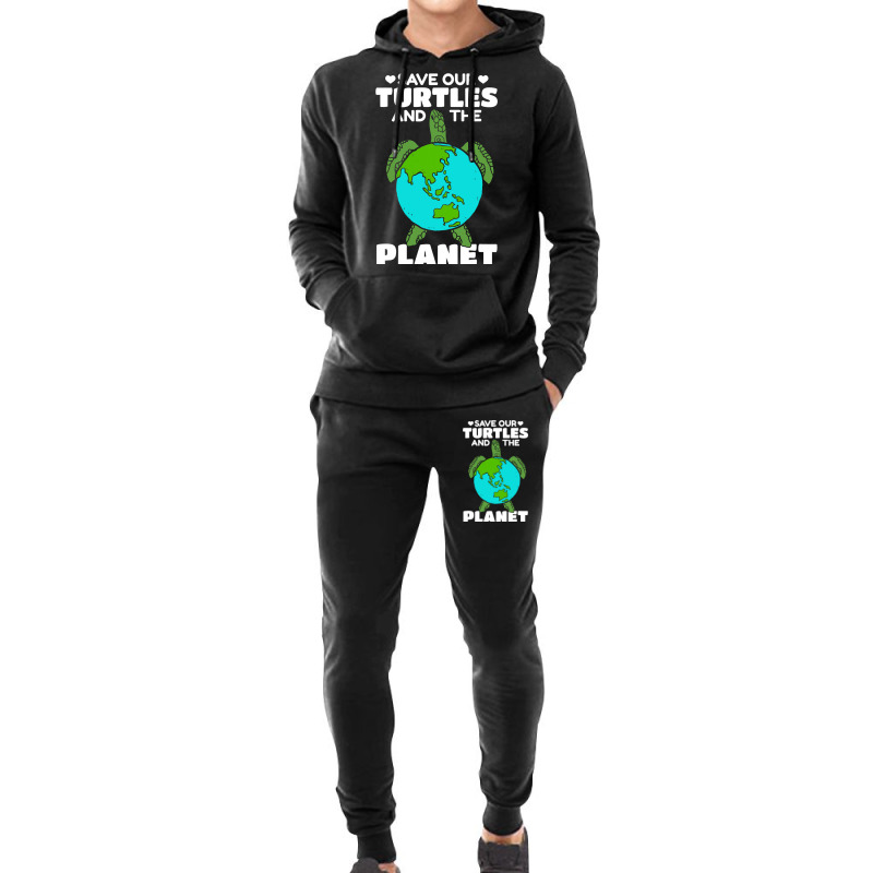 Sea Turtle Earth Day I Save Our Turtles And The Pl Hoodie & Jogger set by ClementePare | Artistshot