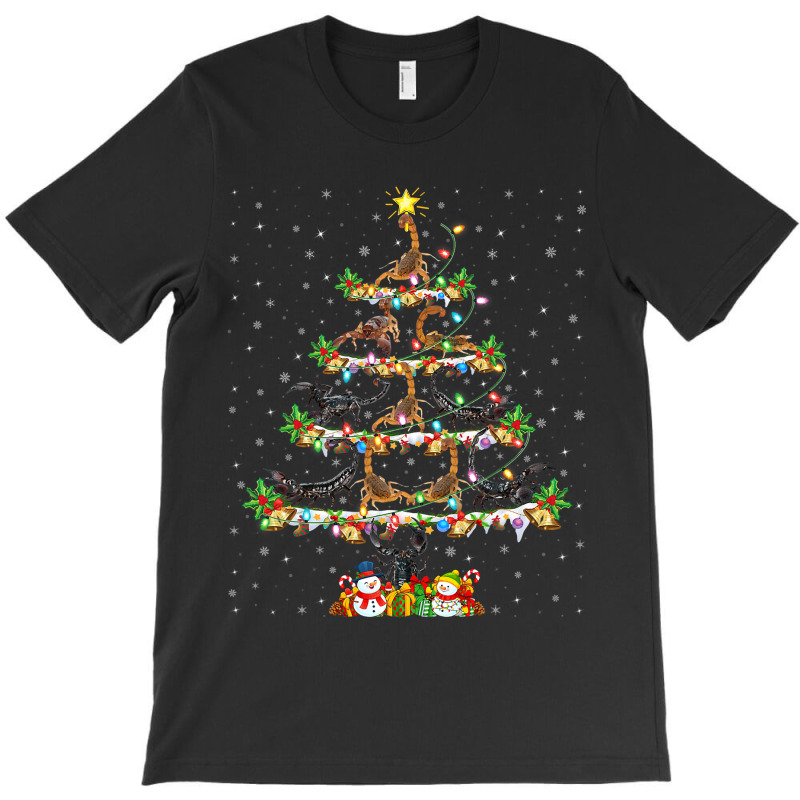 Scorpion Lover Xmas Lighting Santa Scorpion Christ T-shirt | Artistshot