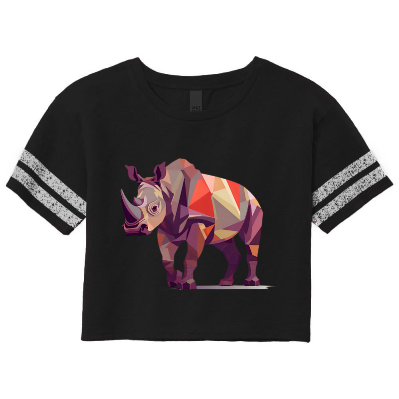 Save The Rhinos 2rhino Horns International Animal  Scorecard Crop Tee by BelleAldrich | Artistshot