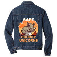 Save The Rhinos 2rhino Horns International Animal  Men Denim Jacket | Artistshot