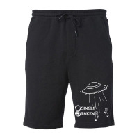 Single Or Taken Funny Alien Ufo Valentines Day Fleece Short | Artistshot