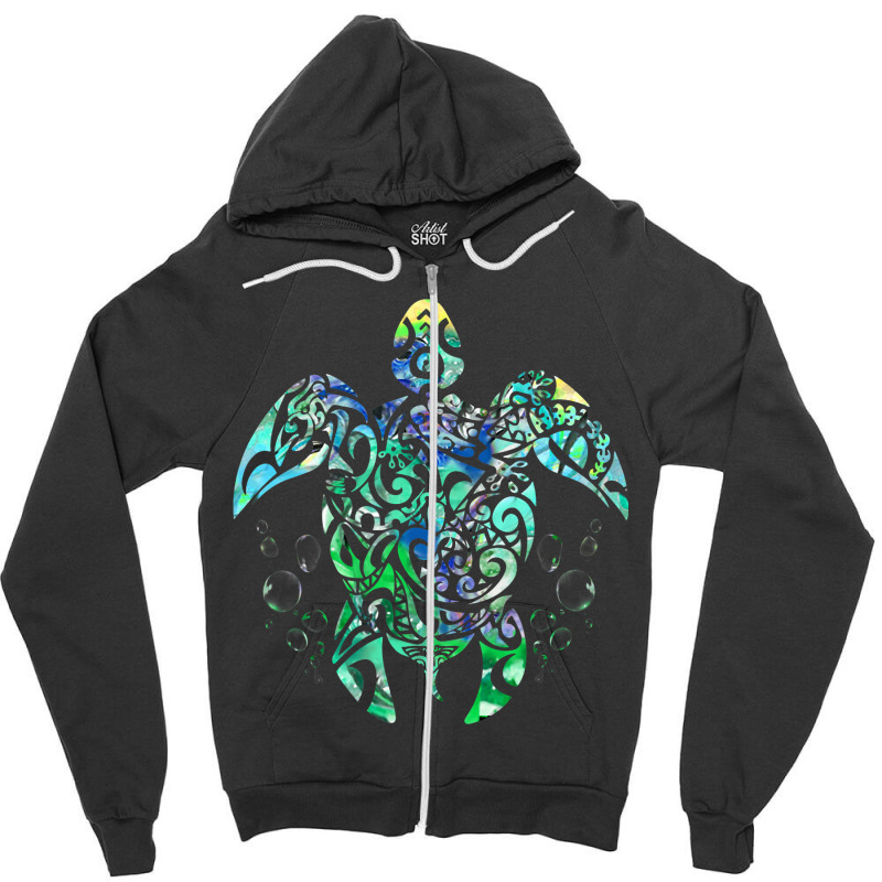 Save The Sea Turtles Turtle Ocean Animals Zipper Hoodie by MasynPaulin | Artistshot